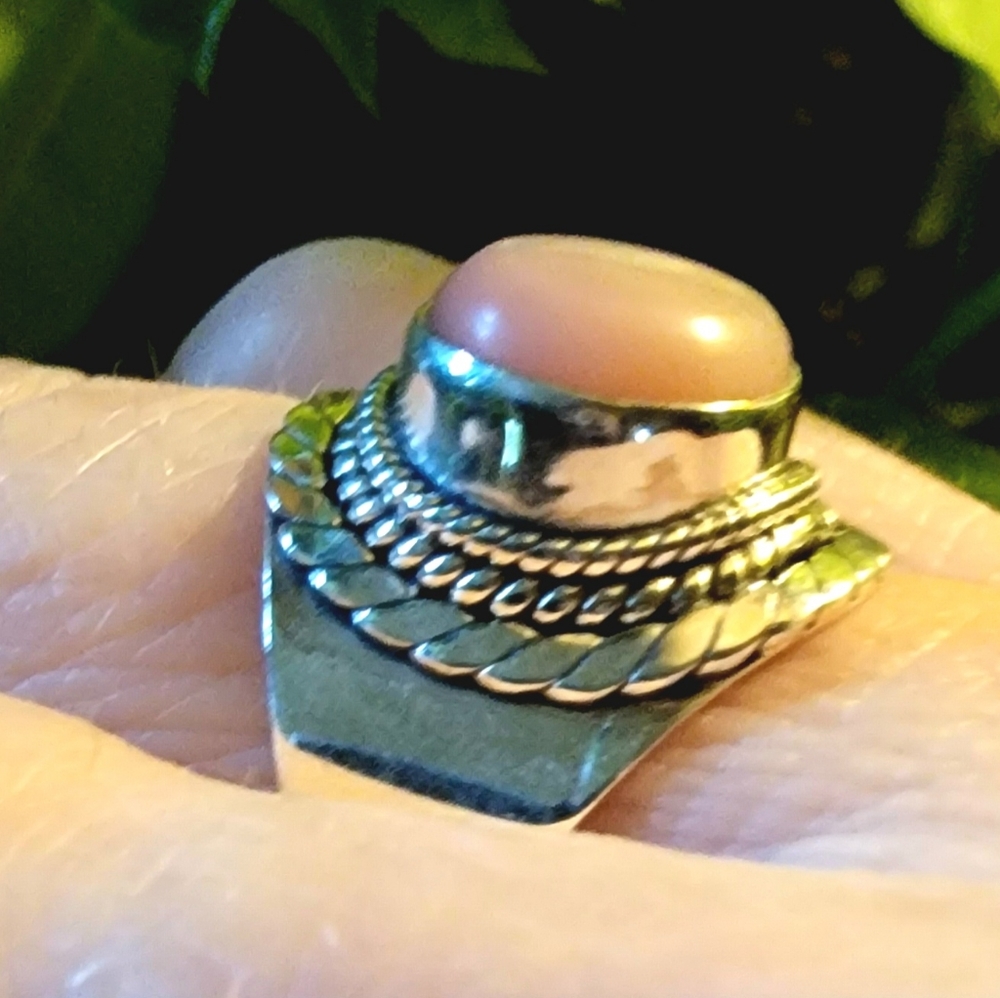 COPY - 🌸  SS Pink Opal Ring
